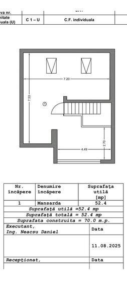 FARA COMISIOANE CASA TOP 5 camere P+1+ M 3 bai incalzire pardoseala LA CHEIE - 3