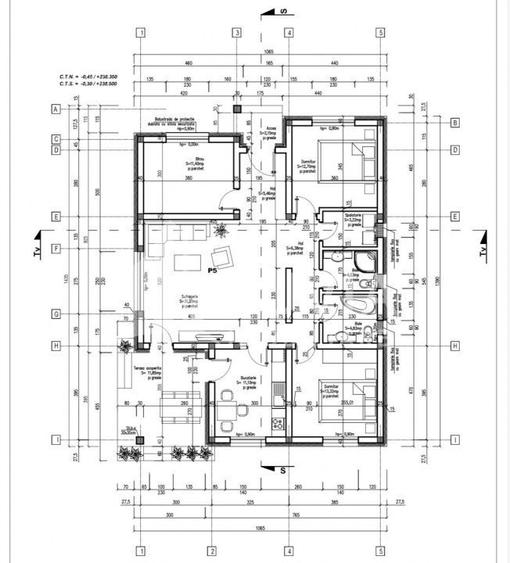 Casa individuala 4 camere, 120mp utili, 450mp teren. - 1