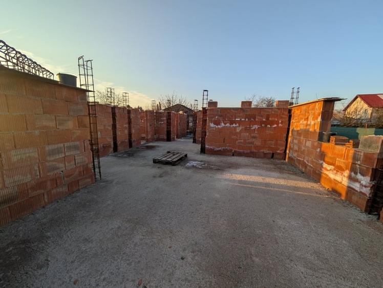 Teren 580m Șerbănești cu casa in construcție - 7