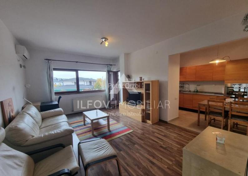 Apartament 3 cam. Otopeni, et. 1, mobilat-utilat, loc parcar