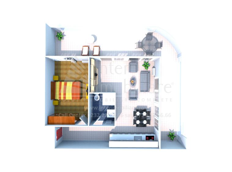 Apartament 2 camere Mamaia Nord , 99 metri, etaj 9, Cod:161774 - 1