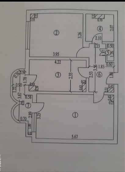 De vânzare apartament 2 camere decomandat – zona I.C. Frimu. - 1