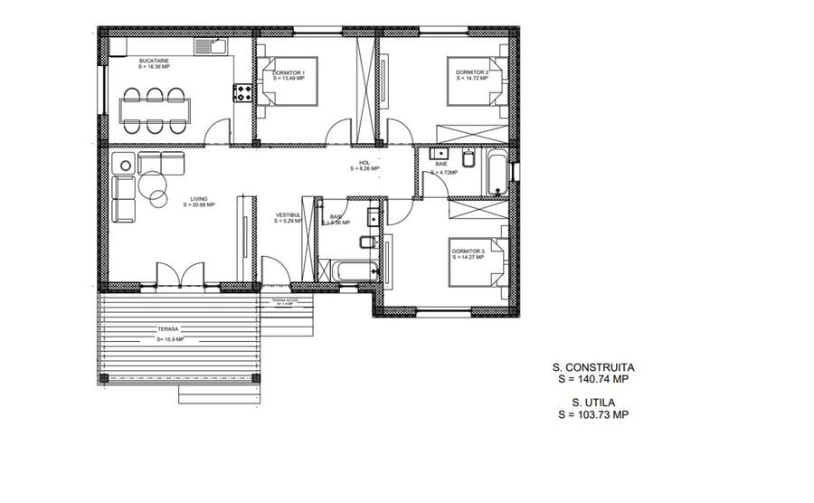Domnesti 2026 toate utilitatie parter 3 dorm 2 bai la cheie - 5
