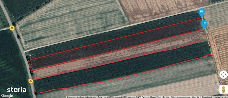 Teren parc fotovoltaic, ferma de vanzare - 77.000 mp - 1