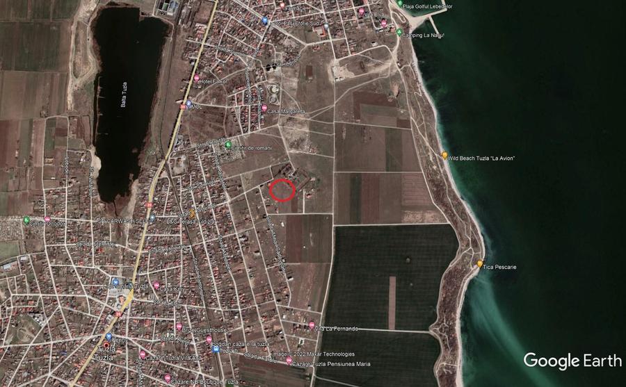 Teren de vanzare in Tuzla zona Castelul de Apa - 1