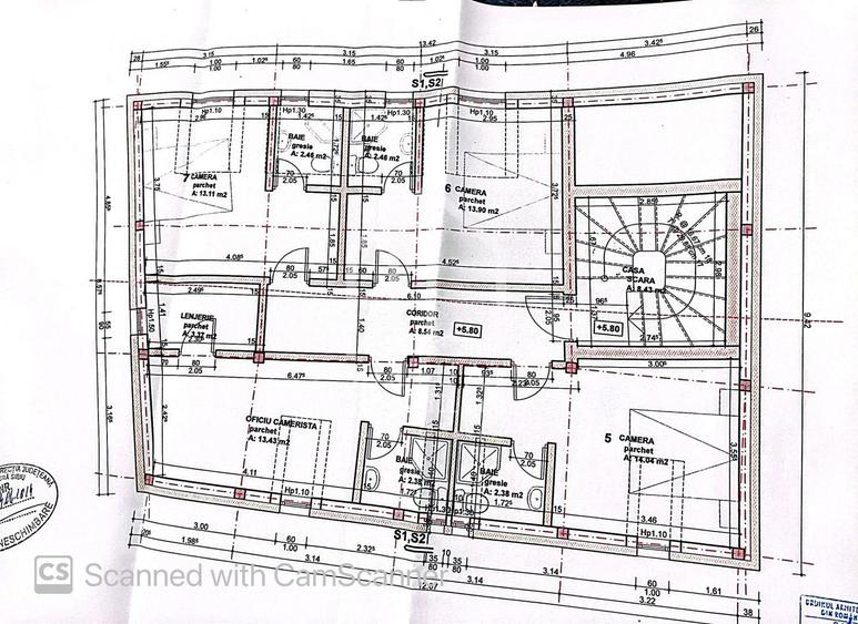 Casa individuala in zona centrala, P + 3 , pretabil pentru investitii. - 7