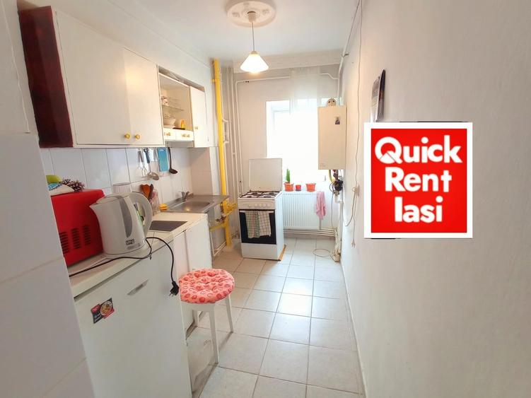 Pacurari Petrom Apartament 1Camera Cu Balcon Si Centrala De Inchiriat - 4