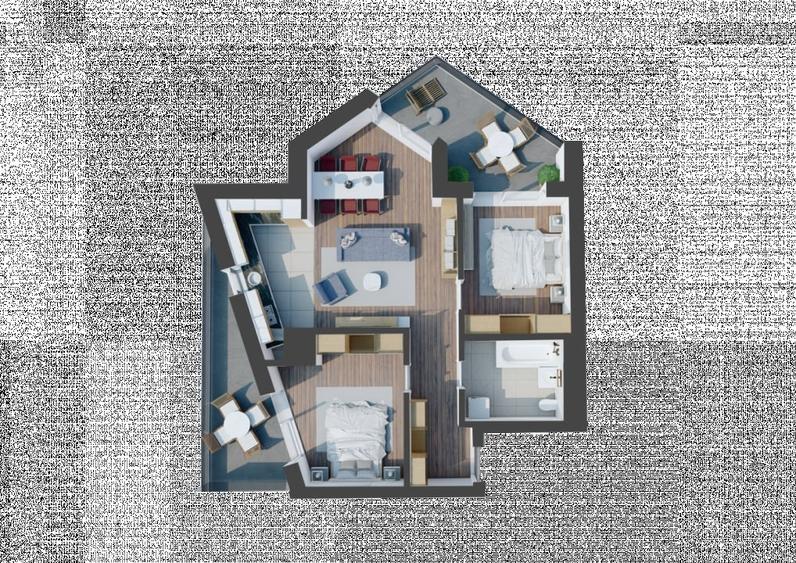 Apartament 2 camere \ Top - Premium \ Sibiu-Selimbar - 1