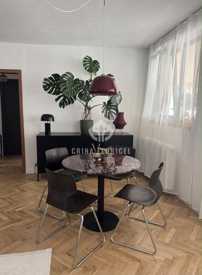 Apartament cu 2 camere semidecomandat, mobilat în Dorobanți