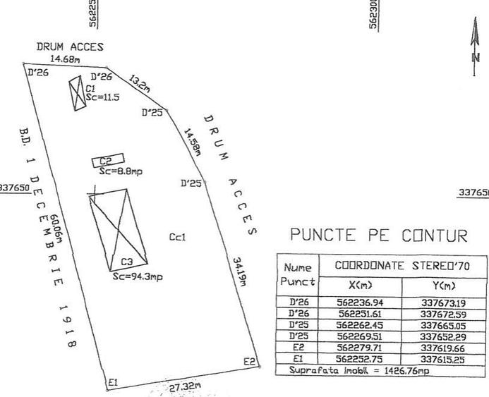 Zona Metrou Costin Georgian  1427 mp, d=60 ml la bulevard - 4