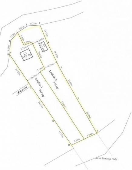 Teren intravilan pentru constructii de vanzare in Somesul Cald, Gilau - 10