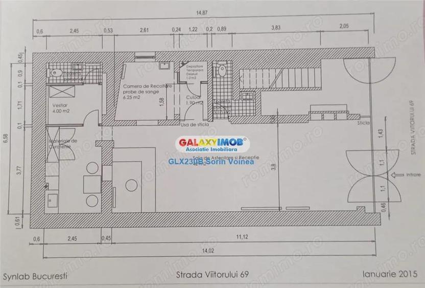 Spatiu comercial Ultracentral Dacia Eminescu | Viitorului nr.69 | 80mp - 16