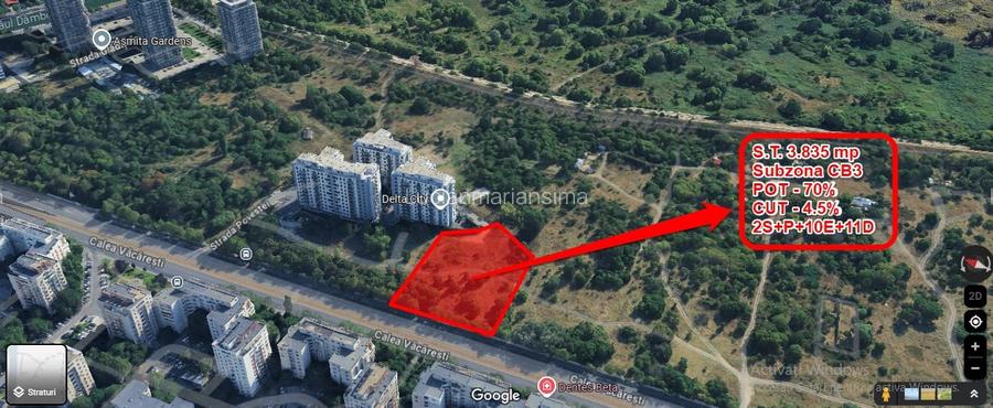 Oportunitate Investitie! Teren (3.835 mp) langa Parcul Tineretului