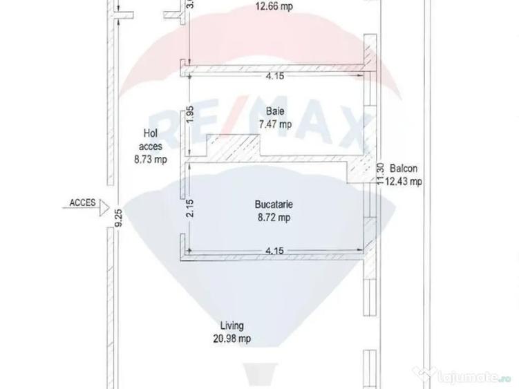 Apartament 2 camere, 74 mp utili, Urbanna Calea Iuliu... - 8
