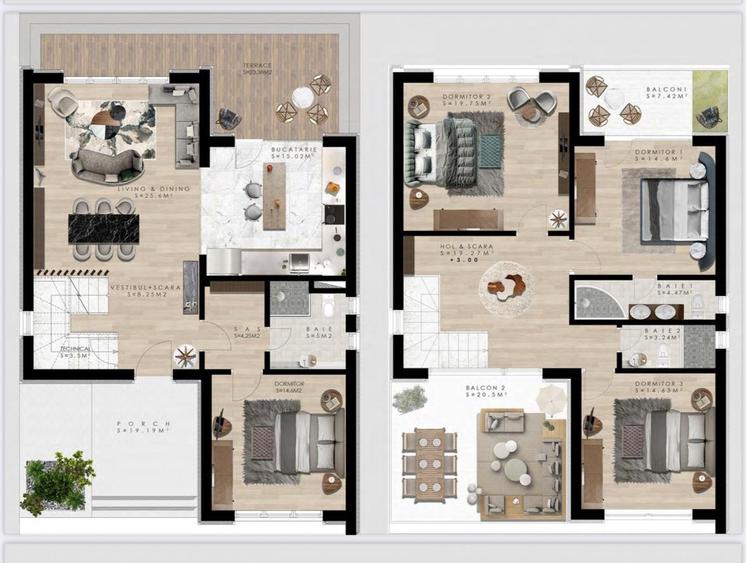 Vila Individuala Mogosoaia* 5 camere*500 mp teren* - 7