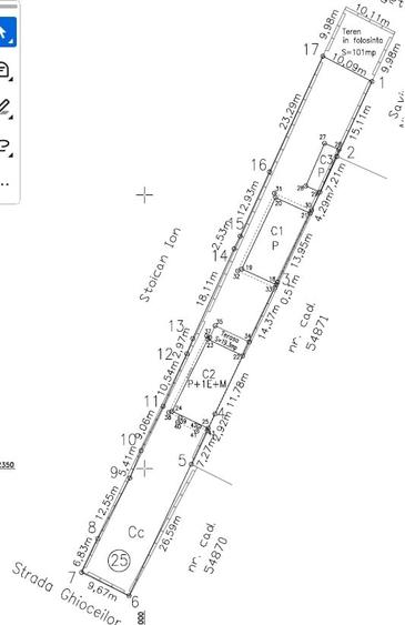 P+1+M, strada principala, 520 mp, amprenta 100 mp, total util 250 mp, an 2021 - 7