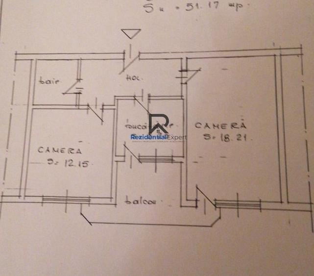 Apartament 2 camere Dacia - Eminescu - 1