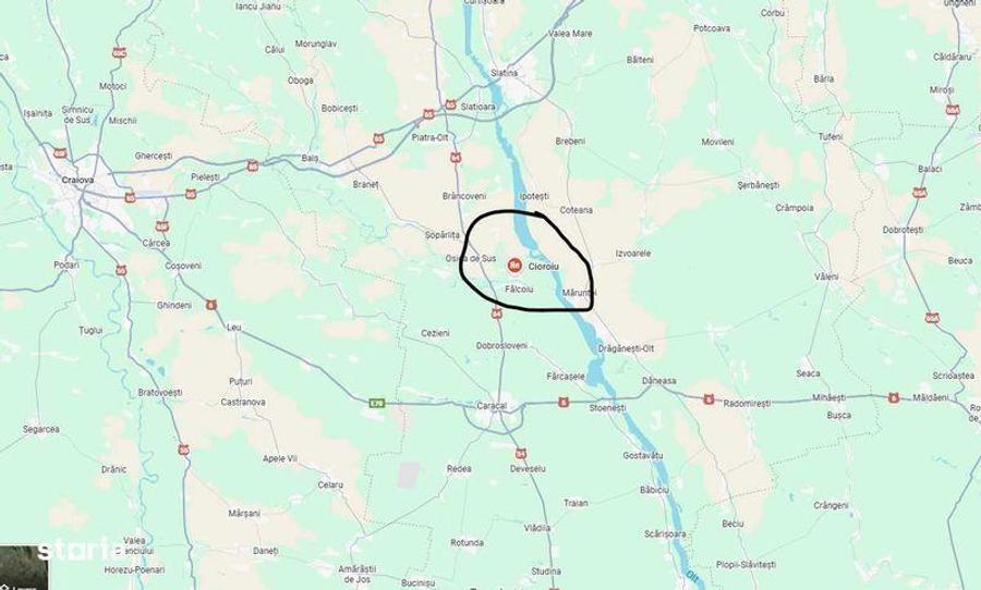 Teren intravilan 5000mp2 Cioriou, OLT - 1