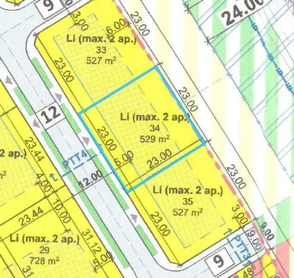 Teren lângă Timișoara, Bucovăț, 529 mp | utilități | 62 €/mp + TVA - 5