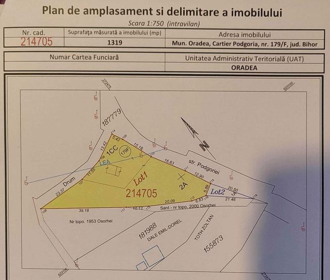 Teren intravilan 1319 mp Podgoria de vanzare - 8