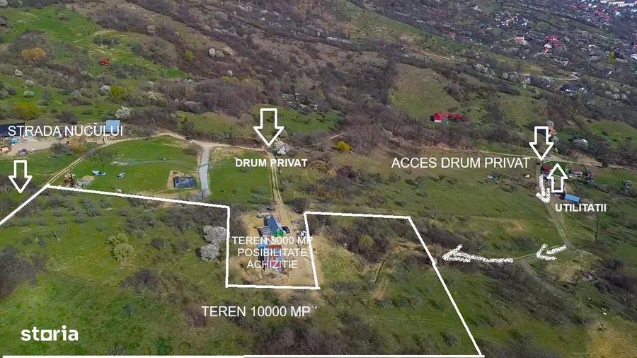 Oportunitate !Teren 1 Hectar Strada Nucului -Priveliste Panoramica - 2