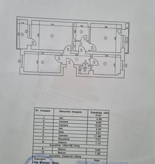 Splai Bahlui, apartament 3 camere, model decomandat, 2 balcoane - 7