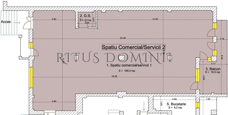 Spatiu Comercial Spațios, Zona Lotus, 205mp - 1