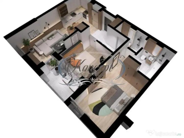 Apartament finisat modern, cu parcare, zona BMW - 4