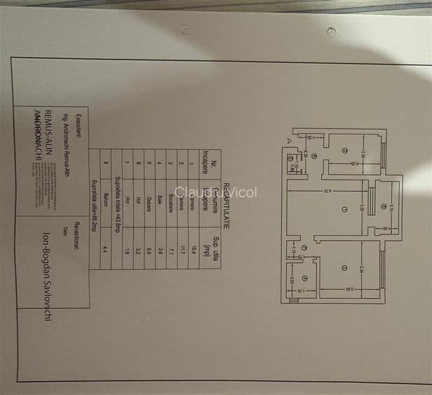 Apartament 2 camere Podu Ros Racovita