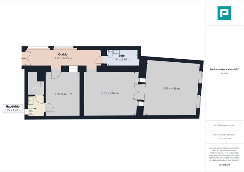 Casă 2 camere + anexe, teren 234 mp. - 10