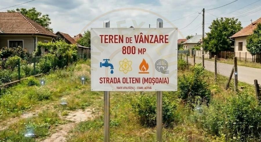 Teren 800 mp intravilan str. Olteni, Mosoaia, Arges - 1