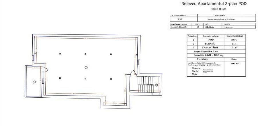 Vila cu 2 apartamente, pod mansardabil, teren, Mircea cel Batran. - 6