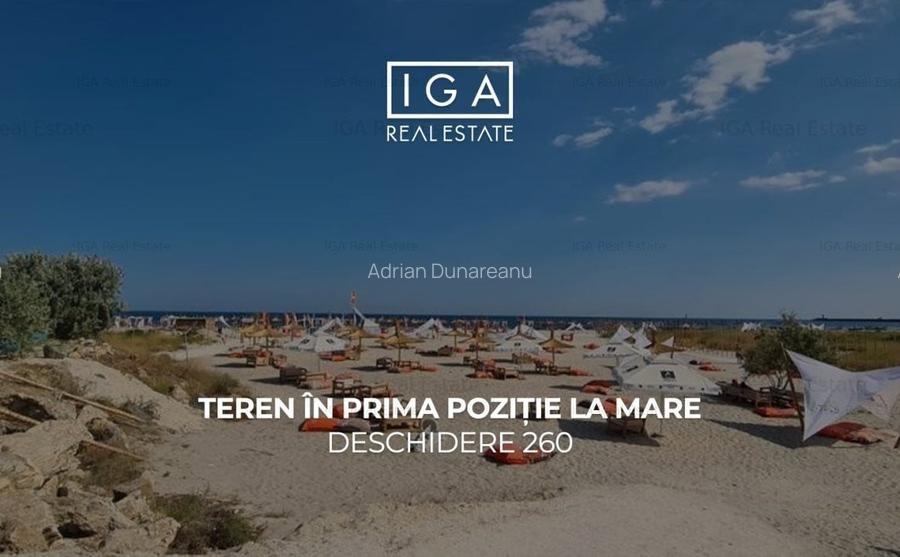 Teren in Prima Pozitie la Mare | Deschidere 260