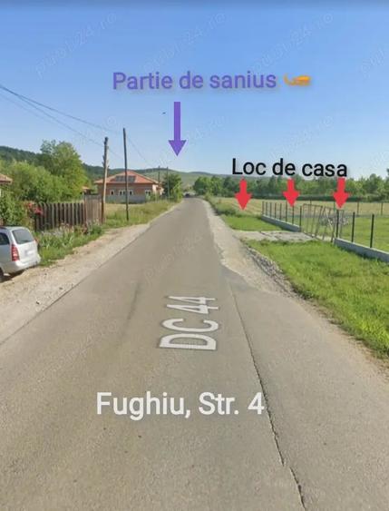 Teren de 1067 mp, în Fughiu