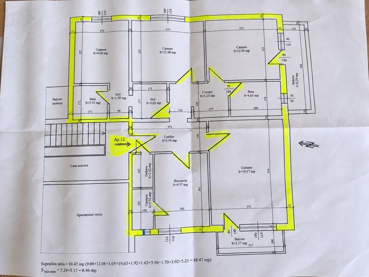 Apartament cu 4 camere decomandat, mobilat în Fabric