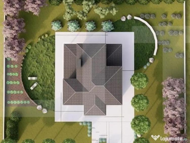 Teren cu autorizatie constructie pentru 10 case, 5102 mp, in - 2