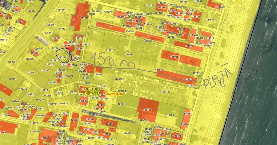 Mamaia Nord - Partea cu marea- -700mp mamaia nord pe colt PUZ P+6 - 4