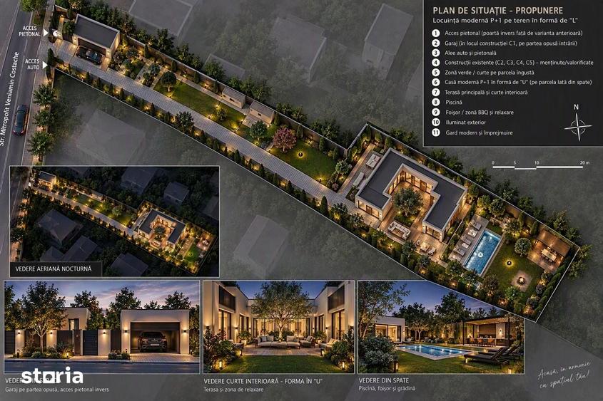 Casă cu 4 camere cu Teren 1900 Mp în Viile Noi