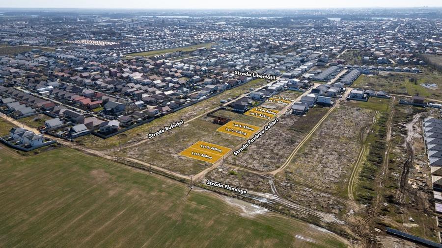 Teren Construcții intravilan de 438 mp, în Nord-Est