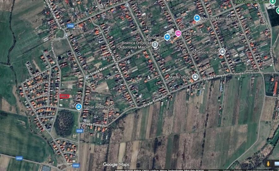 Teren de 1019 mp, în Urseni