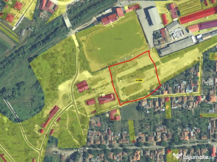 Teren ultracentral Sebis pentru spatii comerciale,depozite,access din 2 strazi 9871mp - 6