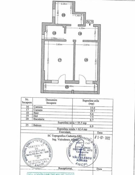 Apartament 2 camere de vanzare Kamsas - 12