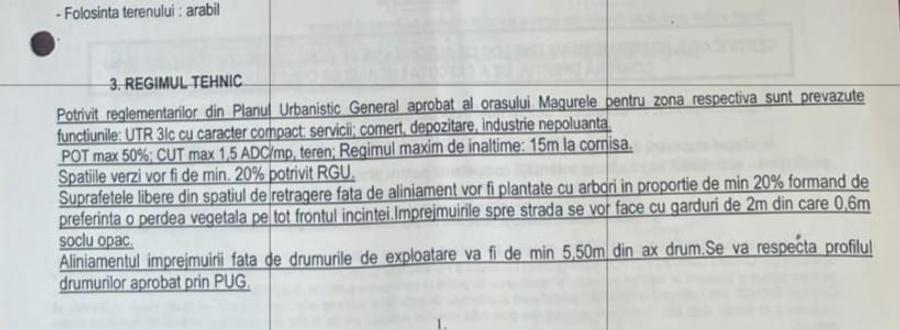 Teren Industrial  acces dublu Magurele  si Centura Bucuresti vanzare& inchiriere - 3