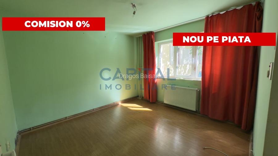 Apartament renovabil! Parter inalt cu balcon! Bloc reabilitat!