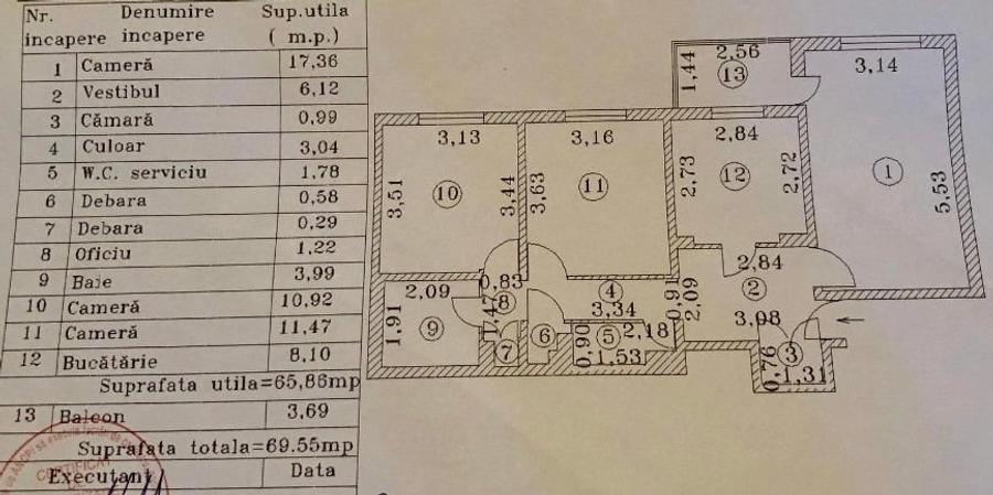 Apartament 3 camere Crangasi strada George Valsan - Direct Proprietar - 15