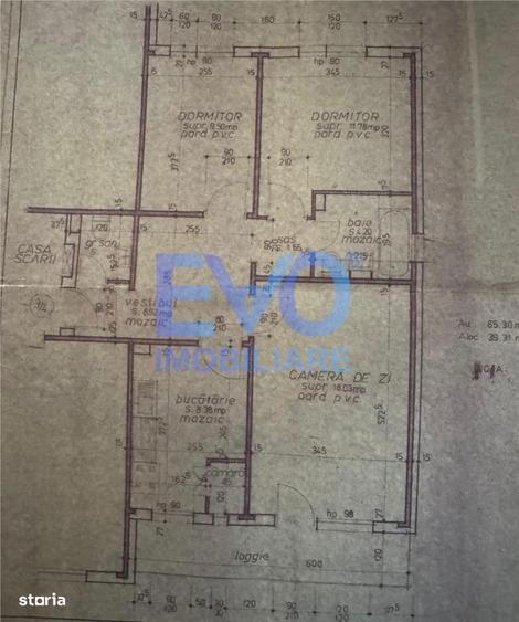Apartament de vanzare, 3 camere, 2 bai, decomandat, Dacia, Iasi - 9