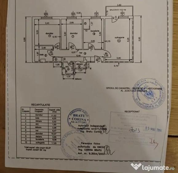 Apartament de vanzare, 70 mp, zona Paltinis - 1