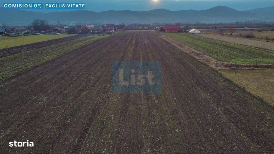 Comision 0%! Teren 23 600 mp, front 45 ml, drum national, utilitaiti - 1