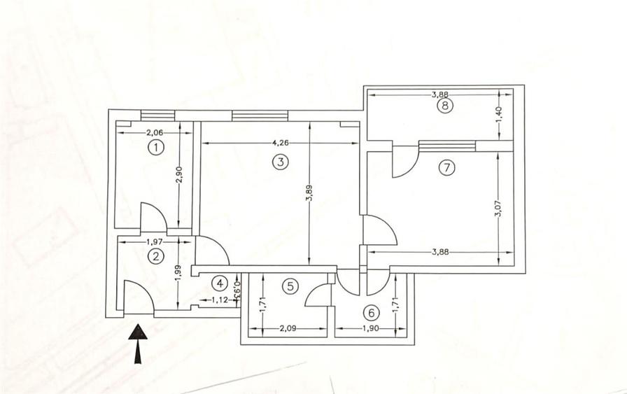 Apartament 2 camere Podu Ros - Palas - 1