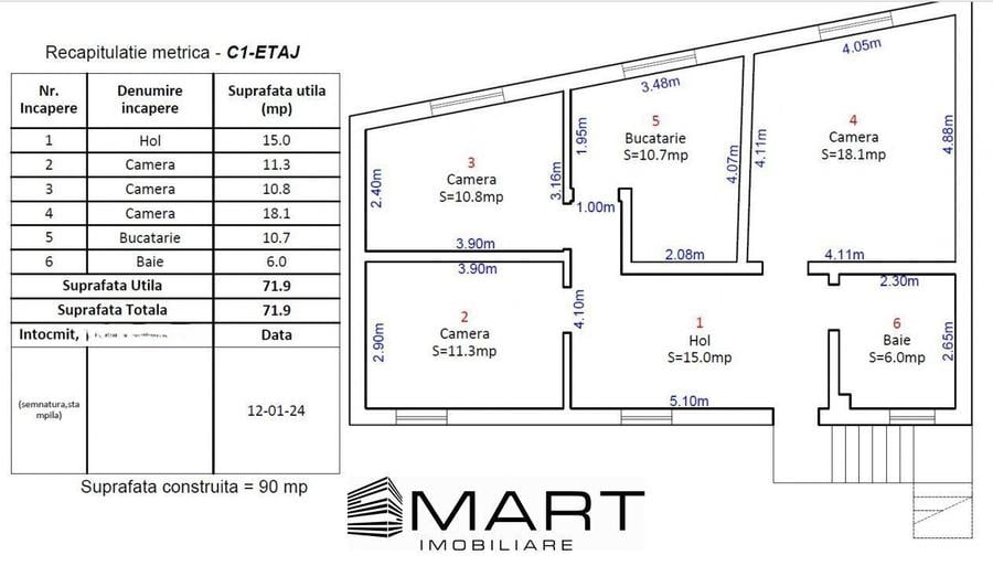 Casa individuala 150mp cartier Strand - 3